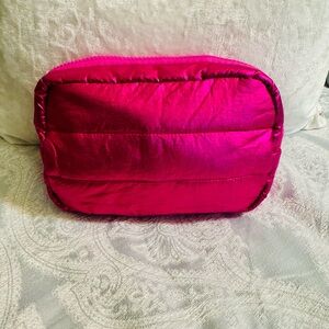 Sleek Fuchsia Cosmetic Bag